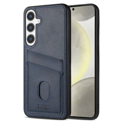 EIDERWOOD Samsung Galaxy A56 (5G) Kunstlæder Bagside Cover m. Kortholder - Blå