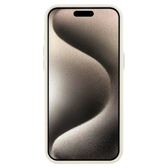 EIDERWOOD iPhone 15 Pro Plastik Glitter Cover - MagSafe Kompatibel - Sølv