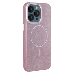 EIDERWOOD iPhone 15 Pro Plastik Glitter Cover - MagSafe Kompatibel - Lilla