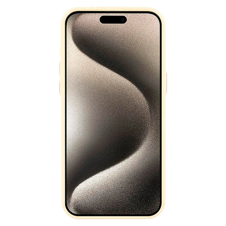 EIDERWOOD iPhone 15 Pro Plastik Glitter Cover - MagSafe Kompatibel - Gul