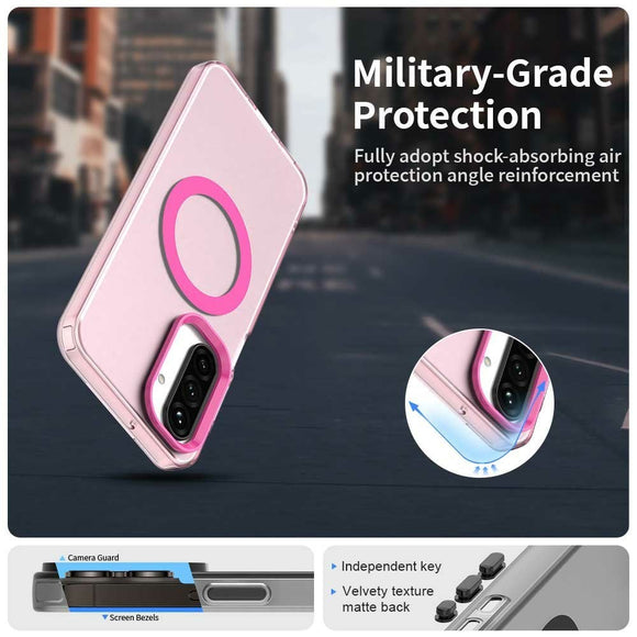 EIDERWOOD Samsung Galaxy A26 5G Case Hybrid Beskyttelse med MagSafe - Lyserød