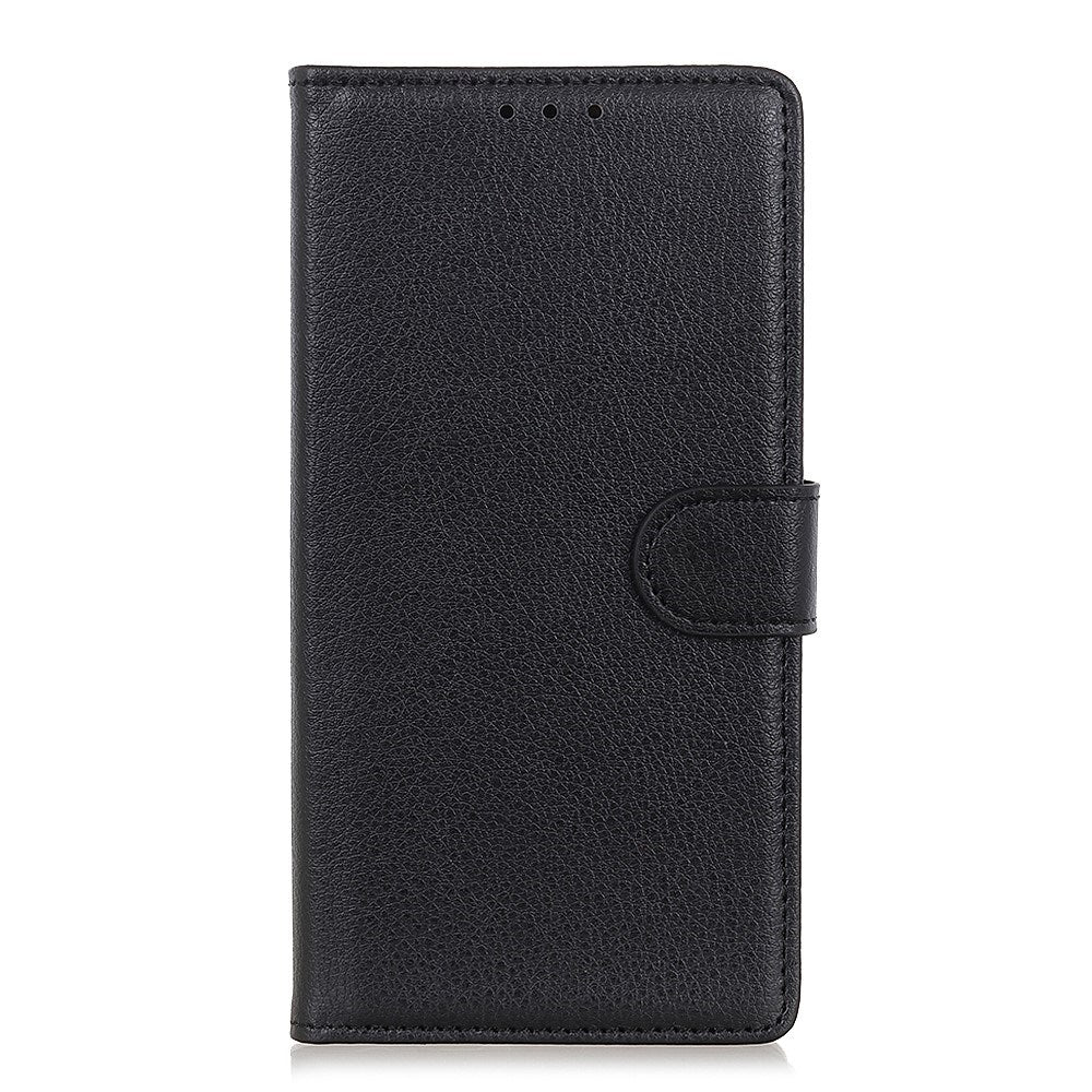 EIDERWOOD Xiaomi Redmi Note 14 Pro (5G) / Poco X7 Litchi Kunstlæder Cover m. Pung & Ståfunktion - Sort