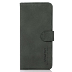 Xiaomi Redmi Note 14 (5G) KHAZNEH Kunstlæder Flip Cover m. Kortholder & Ståfunktion - Grøn
