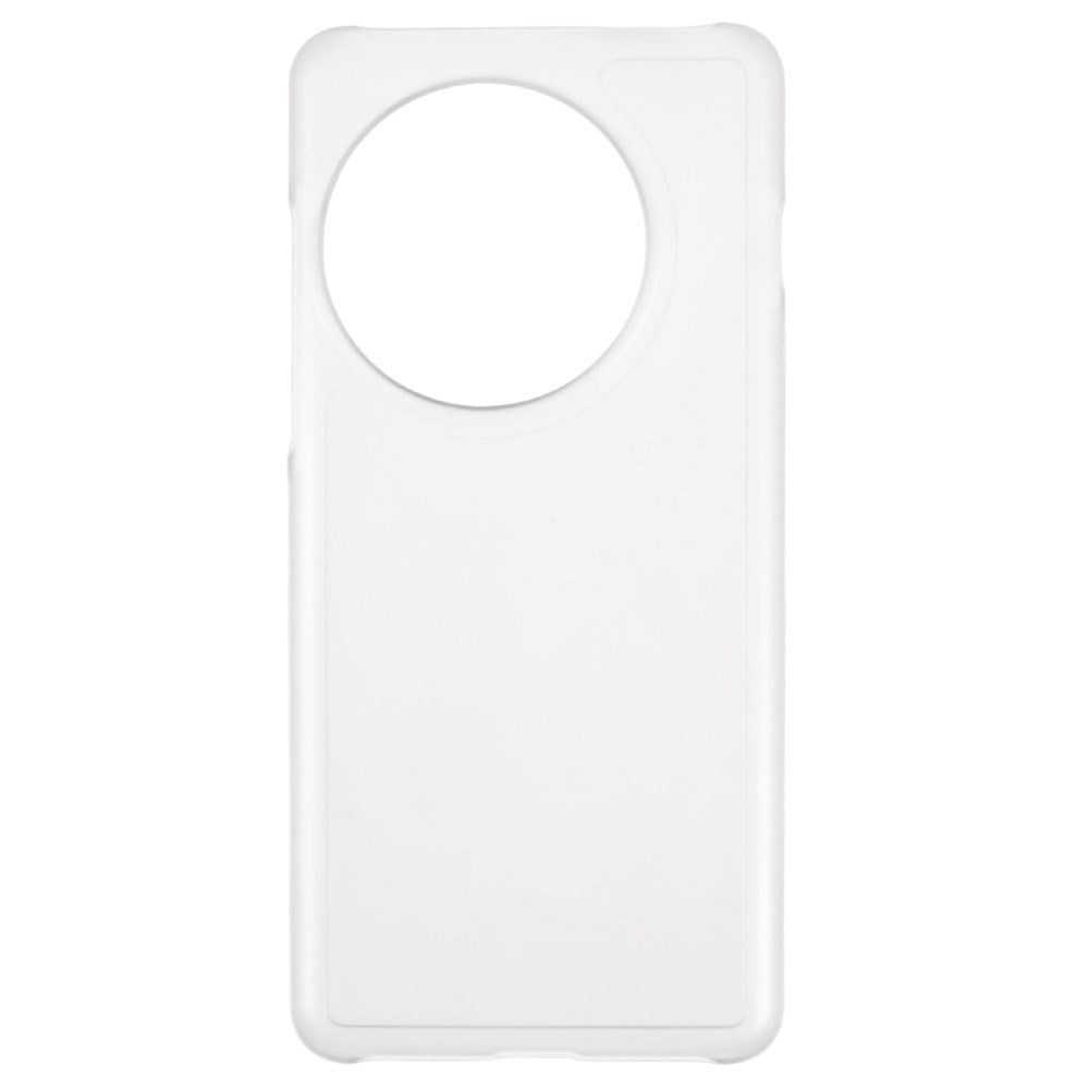 EIDERWOOD OnePlus 13R Hårdt Plastik Cover - Mat Overflade - Gennemsigtig