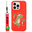 iPhone 14 Pro Fleksibelt Bagside Cover m. Motiv - Dinosaur