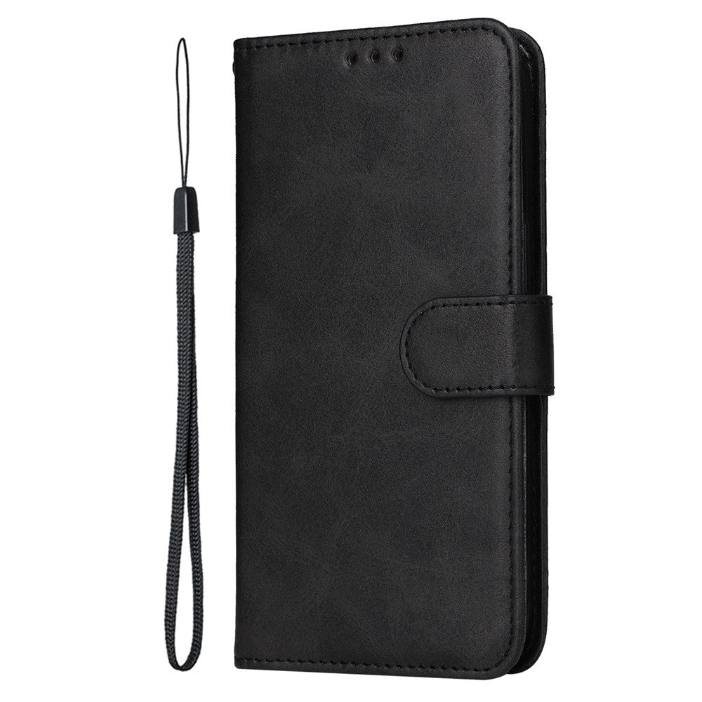 Xiaomi Poco F7 Ultra EIDERWOOD Kunstlæder Flip Cover m. Strop - Sort