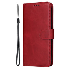 EIDERWOOD Realme 14X (5G) / C75 Kunstlæder Flip Cover m. Strop - Rød