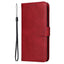 EIDERWOOD Realme 14X (5G) / C75 Kunstlæder Flip Cover m. Strop - Rød