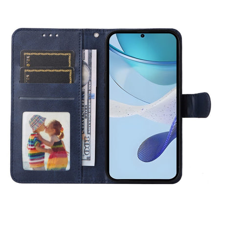 EIDERWOOD Realme 14X (5G) / C75 Kunstlæder Flip Cover m. Strop - Blå