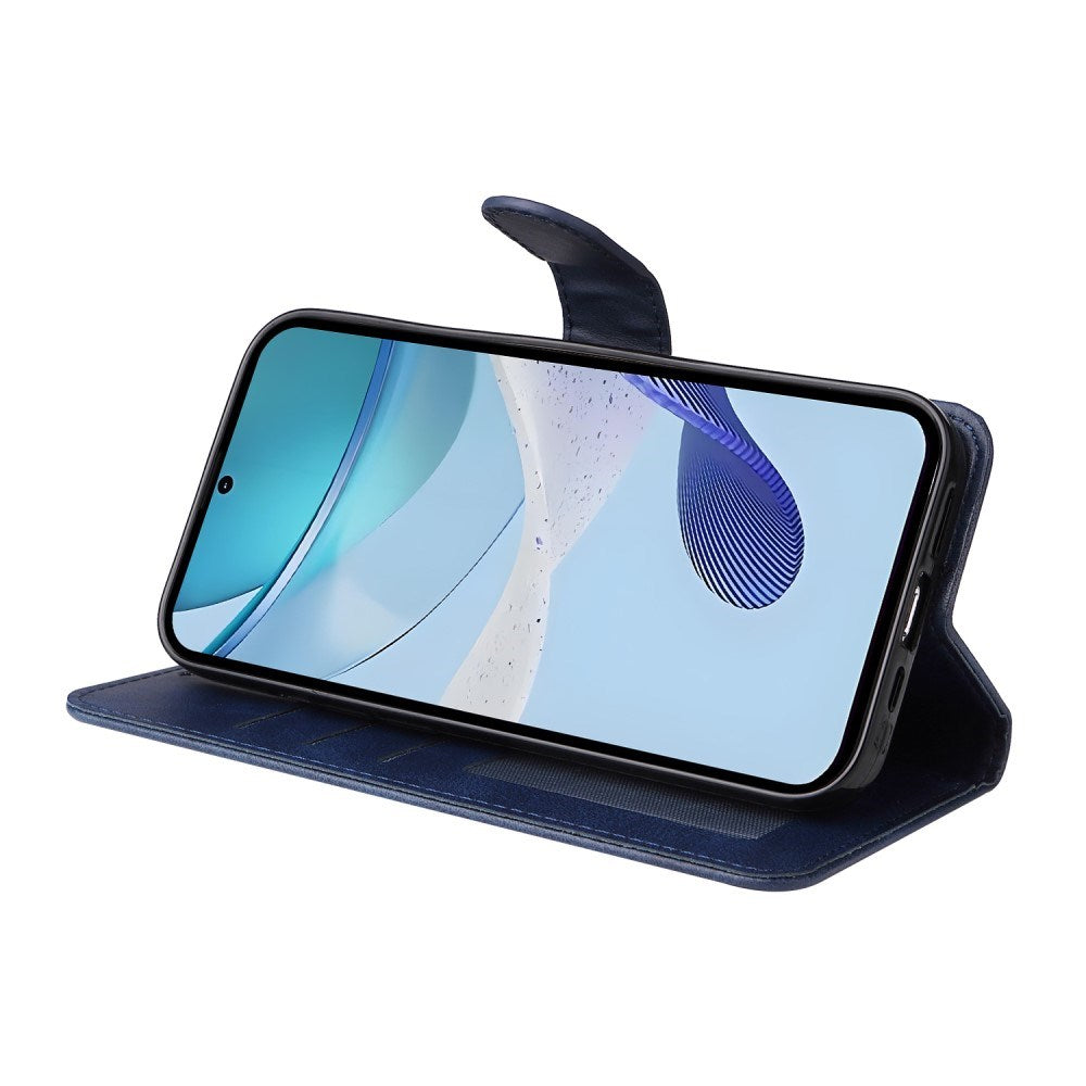EIDERWOOD Realme 14X (5G) / C75 Kunstlæder Flip Cover m. Strop - Blå