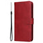 EIDERWOOD Motorola Moto E14 (4G) / G04 (4G) / G04s (4G) / G24 (4G) Kunstlæder Flip Cover m. Strop - Rød