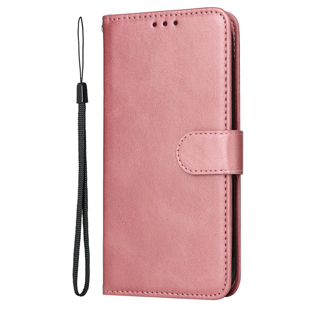 Motorola Edge 60 Neo / 50 Neo / ThinkPhone 25 EIDERWOOD Kunstlæder Flip Cover m. Strop - Lyserød