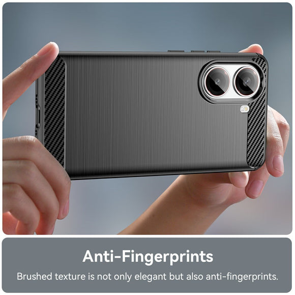 EIDERWOOD Xiaomi Poco X7 Pro Brushed Carbon Cover - Sort