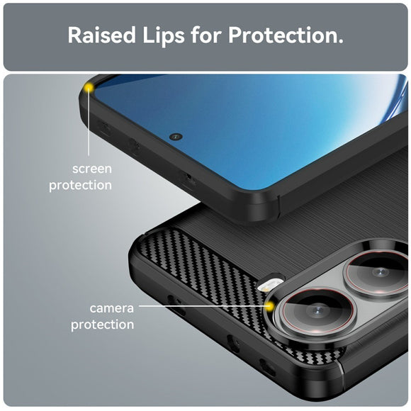 EIDERWOOD Xiaomi Poco X7 Pro Brushed Carbon Cover - Sort