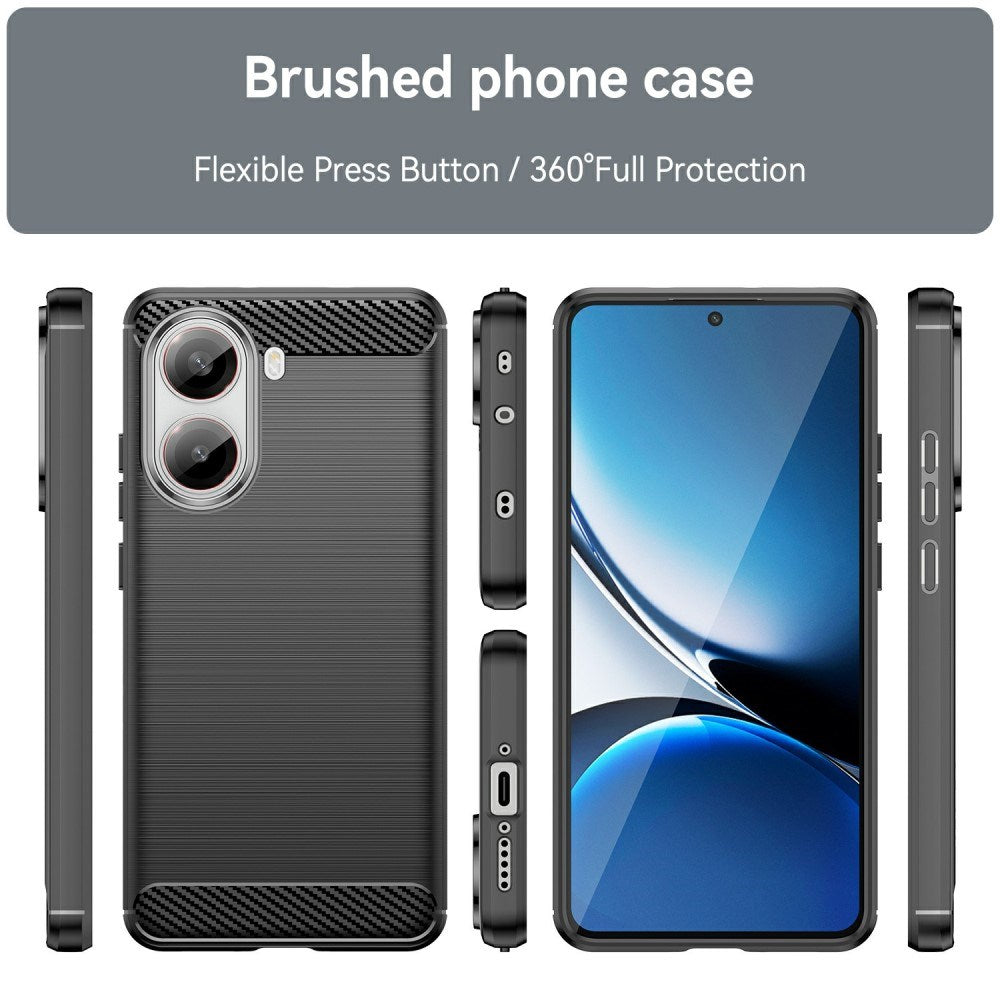 EIDERWOOD Xiaomi Poco X7 Pro Brushed Carbon Cover - Sort