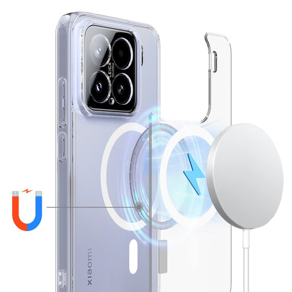 EIDERWOOD Xiaomi 15 Fleksibelt Plastik Cover - MagSafe Kompatibel - Gennemsigtig