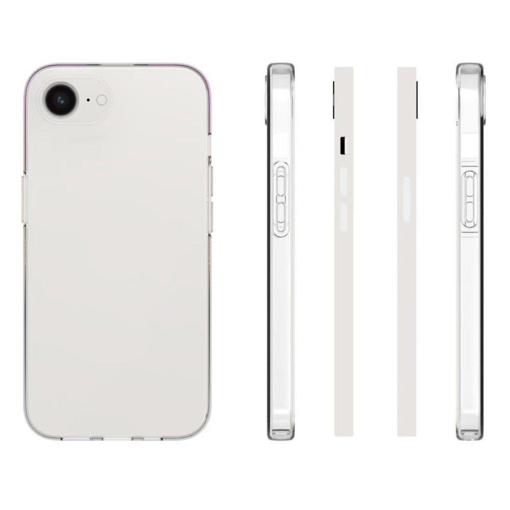 EIDERWOOD iPhone 17e / 16e Fleksibelt Plast Cover med Skærmbeskyttelse - Gennemsigtigt