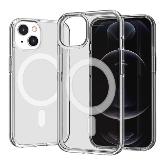 iPhone 14 EIDERWOOD Hybrid Magnetic Case - MagSafe Kompatibel - Gennemsigtig