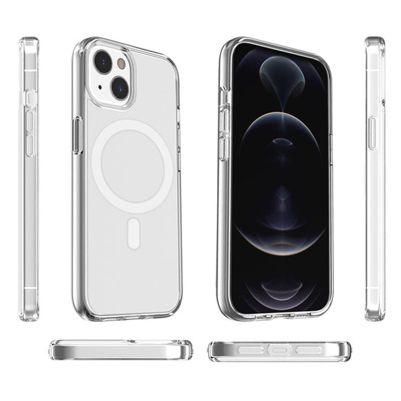 iPhone 14 EIDERWOOD Hybrid Magnetic Case - MagSafe Kompatibel - Gennemsigtig
