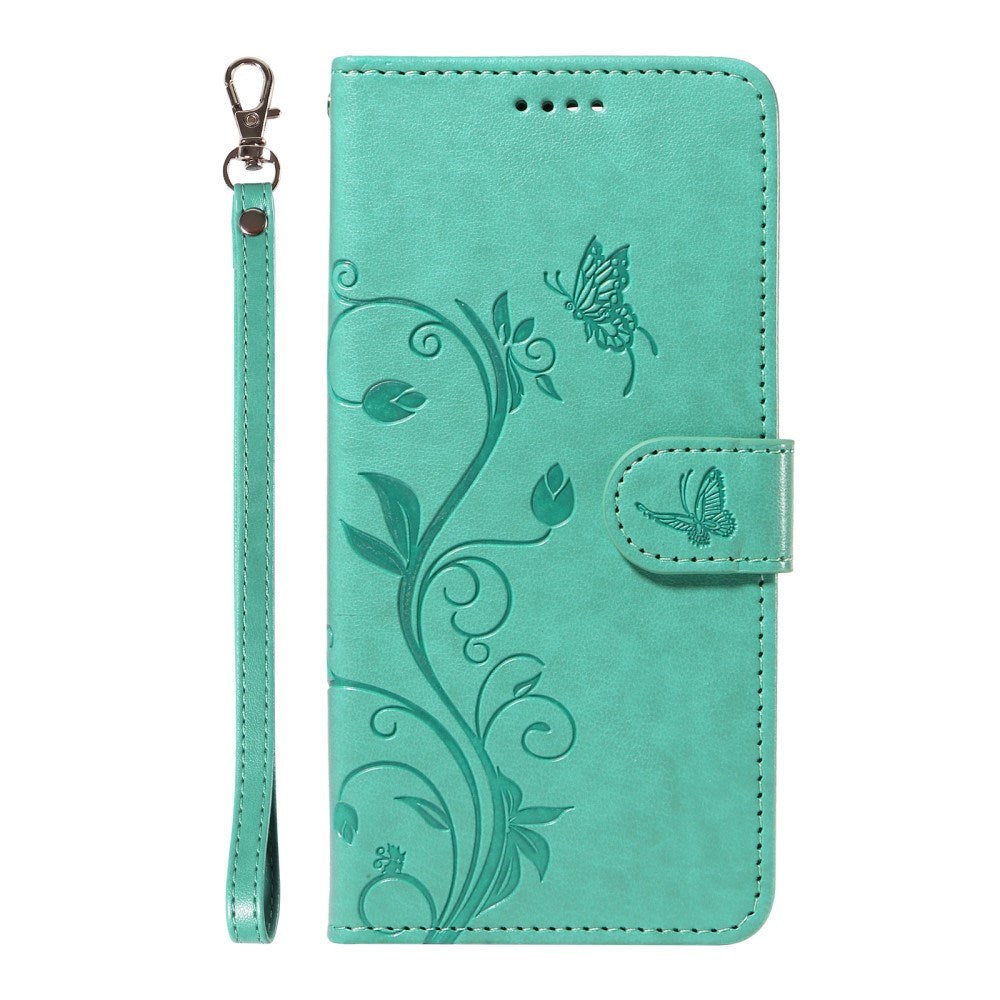 EIDERWOOD OnePlus 13R Flipcover m. Indgraveret Motiv - Kortholder & Ståfunktion - Grøn