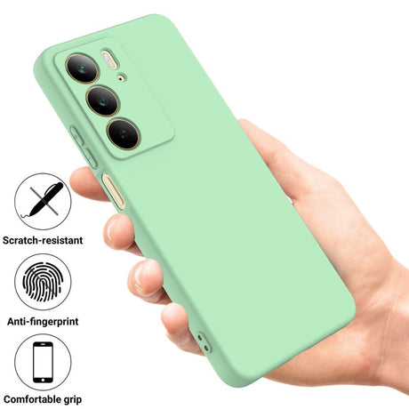 EIDERWOOD Realme C75 Liquid Silikone Cover m. Strop - Grøn