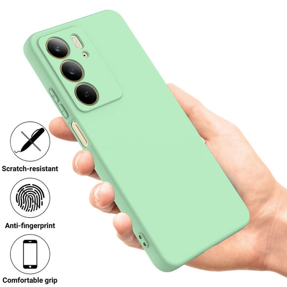 EIDERWOOD Realme C75 Liquid Silikone Cover m. Strop - Grøn