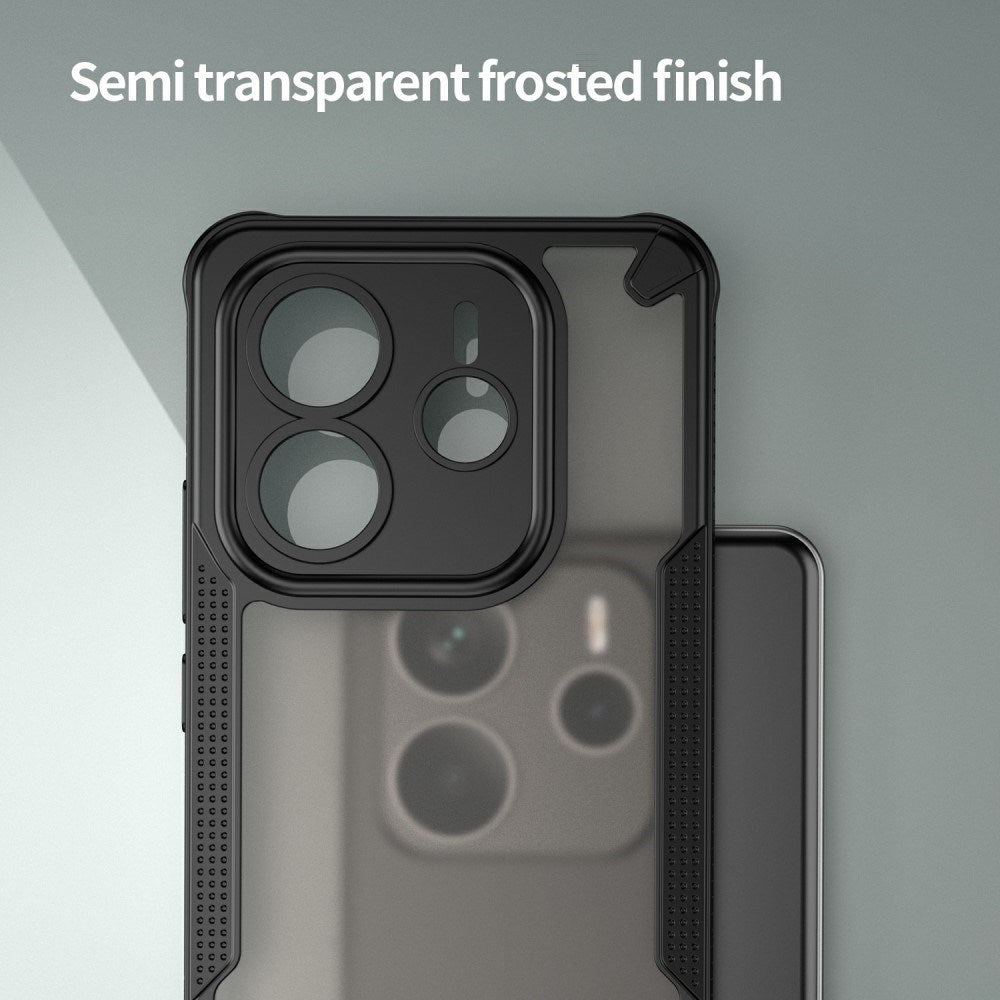 EIDERWOOD Xiaomi Redmi Note 14 (5G) Hybrid Plastik Bagside Cover - Sort