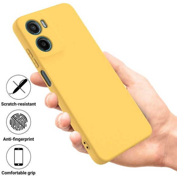EIDERWOOD Motorola Moto G05 / E15 Liquid Silikone Cover m. Strop - Gul
