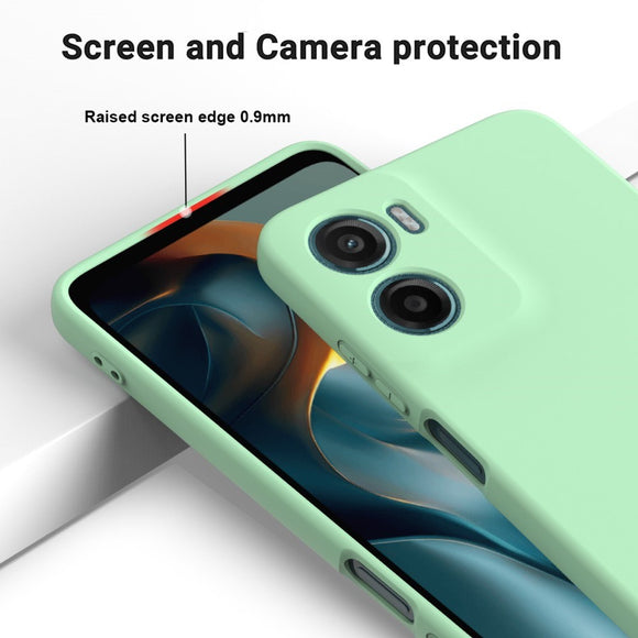 EIDERWOOD Motorola Moto G05 / E15 Liquid Silikone Cover m. Strop - Grøn