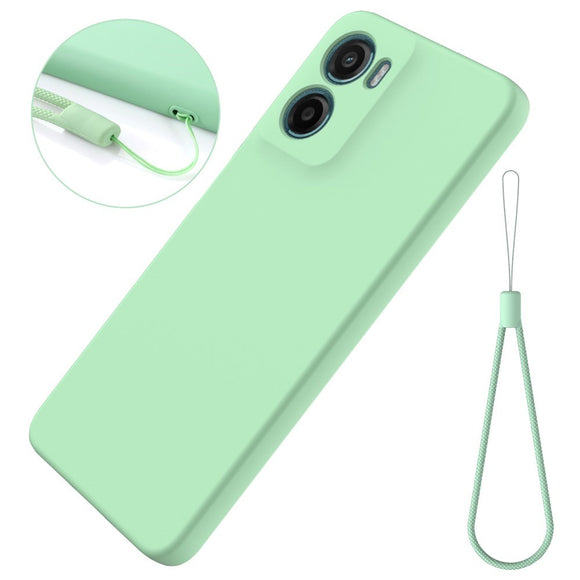 EIDERWOOD Motorola Moto G05 / E15 Liquid Silikone Cover m. Strop - Grøn