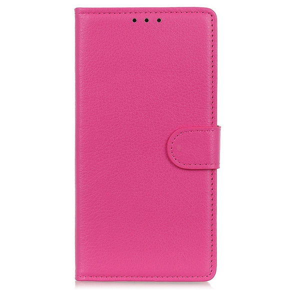 EIDERWOOD Xiaomi Poco X7 Pro Litchi Kunstlæder Flip Cover m. Pung - Lyserød
