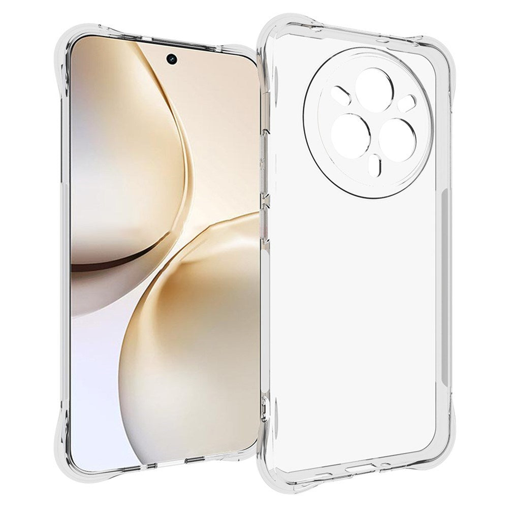 Realme 14 Pro+ (5G) EIDERWOOD Plastik Cover m. Stødabsorberende Hjørner - Gennemsigtig