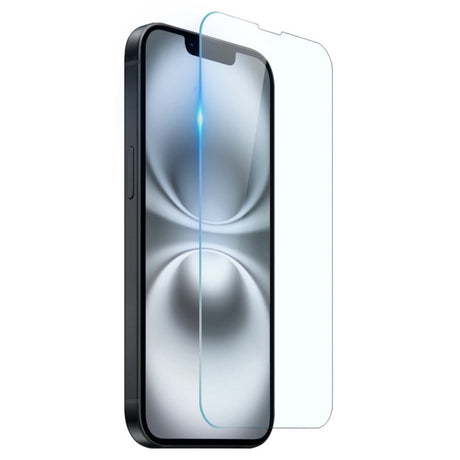 iPhone 17e / 16e 2-i-1 Fleksibelt Plastik Cover & Hærdet Skærmbeskyttelsesglas - Gennemsigtig