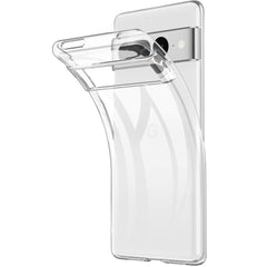 Google Pixel 7 Pro Fleksibelt TPU Plastik Cover - Gennemsigtig