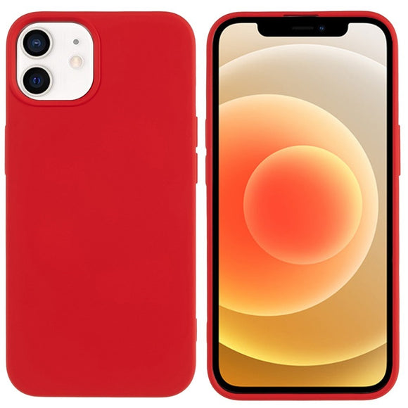 EIDERWOOD iPhone 12 Mini Fleksibelt Plast Cover - Rød