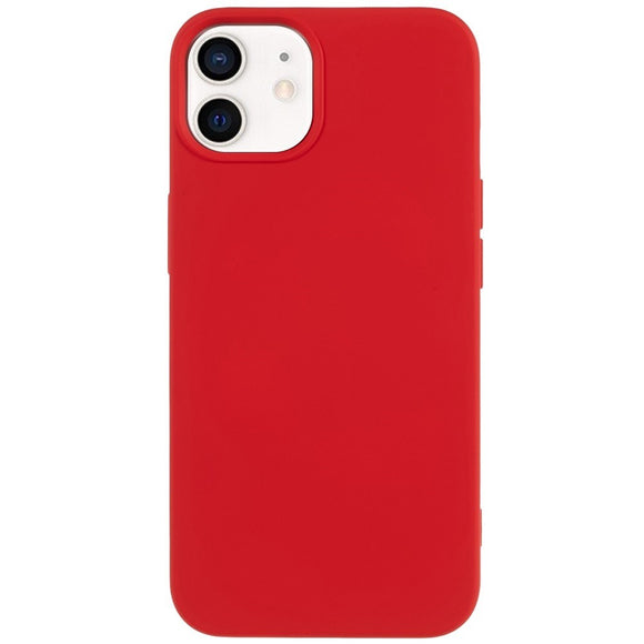 EIDERWOOD iPhone 12 Mini Fleksibelt Plast Cover - Rød