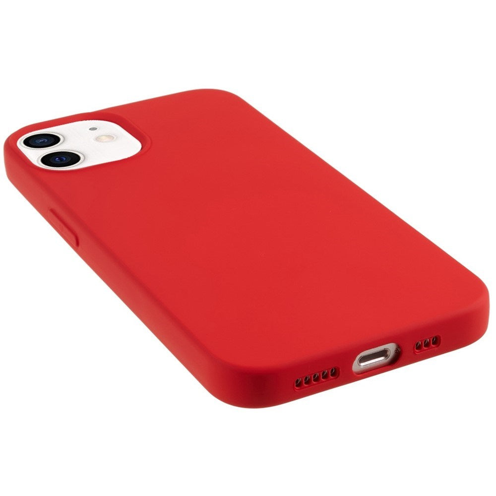 EIDERWOOD iPhone 12 Mini Fleksibelt Plast Cover - Rød