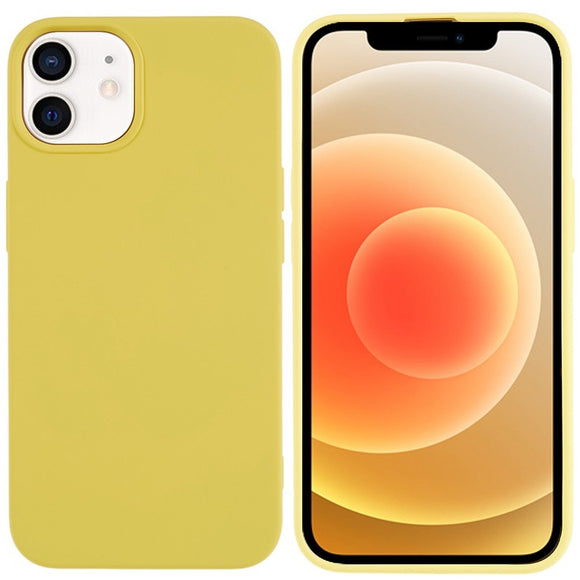 EIDERWOOD iPhone 12 Mini Fleksibelt Plast Cover - Gul