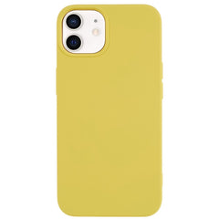 EIDERWOOD iPhone 12 Mini Fleksibelt Plast Cover - Gul