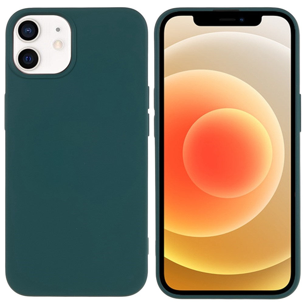 EIDERWOOD iPhone 12 Mini Fleksibelt Plast Cover - Mørkegrøn
