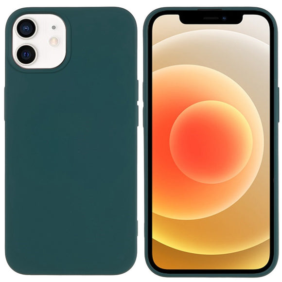 EIDERWOOD iPhone 12 Mini Fleksibelt Plast Cover - Mørkegrøn