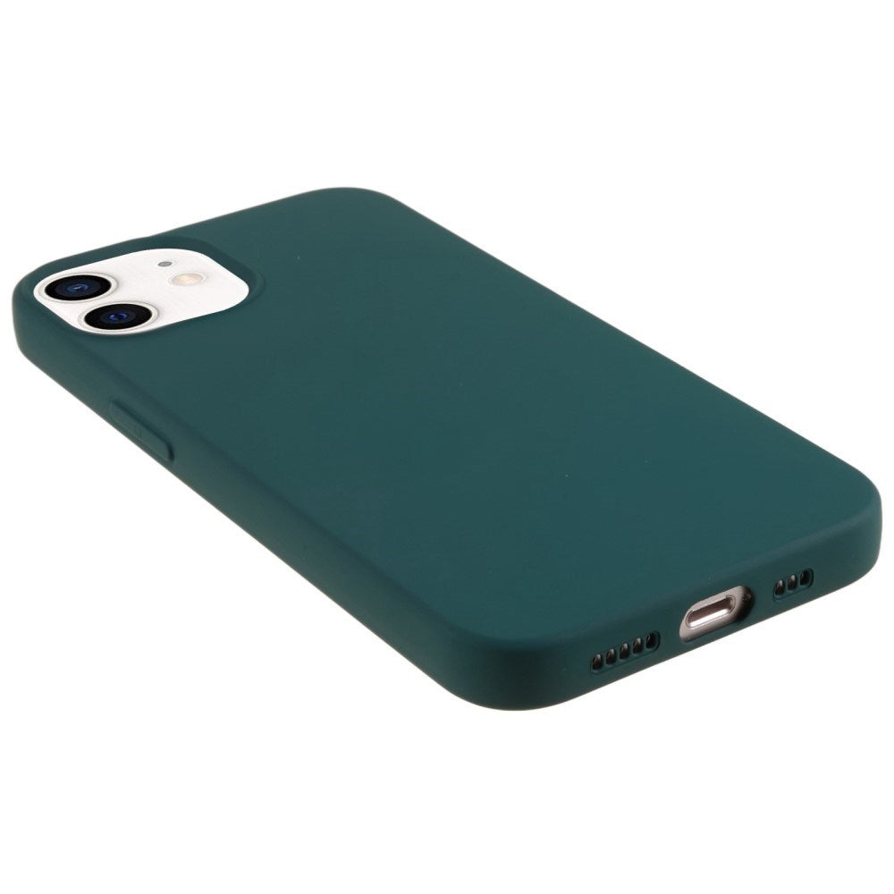 EIDERWOOD iPhone 12 Mini Fleksibelt Plast Cover - Mørkegrøn