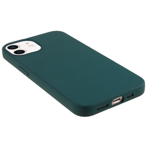 EIDERWOOD iPhone 12 Mini Fleksibelt Plast Cover - Mørkegrøn