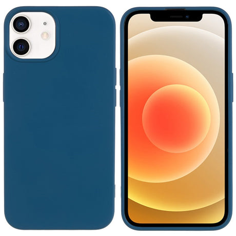 EIDERWOOD iPhone 12 Mini Fleksibelt Plast Cover - Mørkeblå