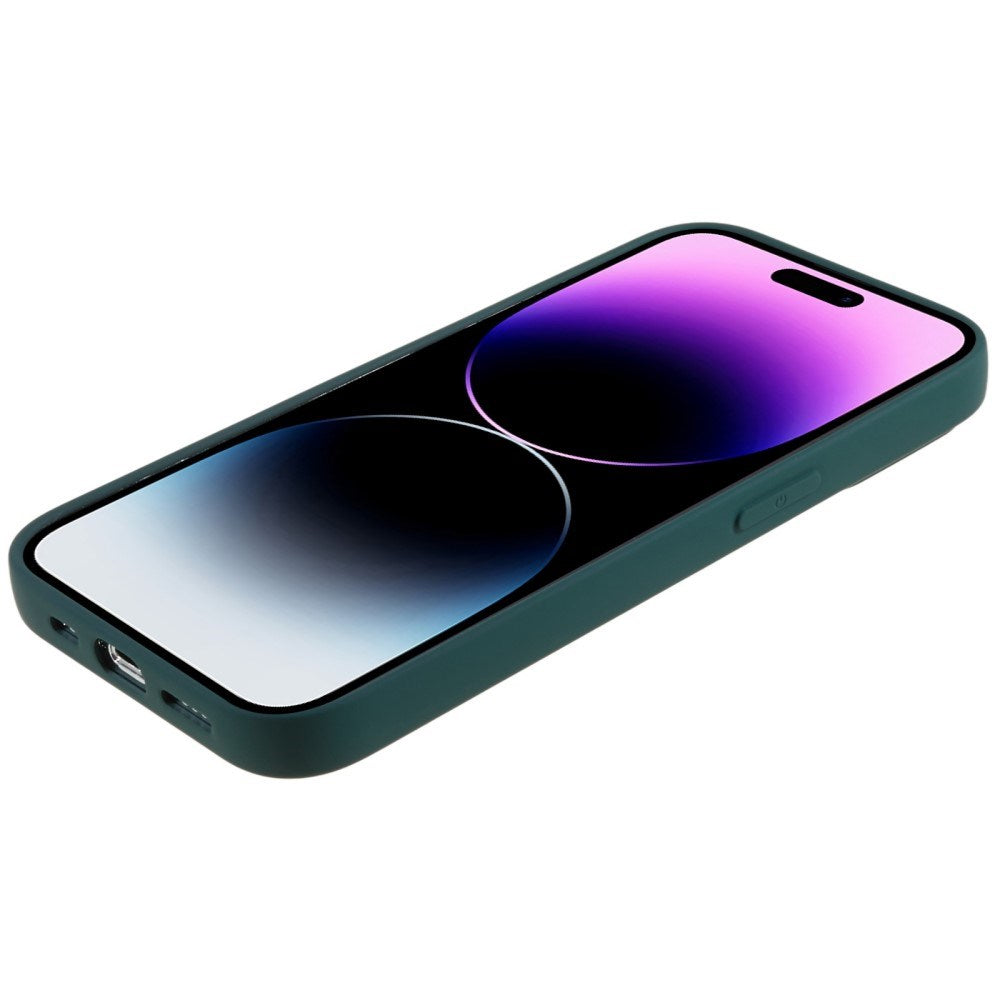 EIDERWOOD iPhone 14 Pro Max Foret Fleksibelt Plast Cover - Mørkegrøn