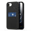 iPhone 17e / 16e DUX DUCIS Cover m. Kortholder & RFID-Sikring - MagSafe Kompatibel - Sort