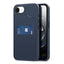 iPhone 17e / 16e DUX DUCIS Cover m. Kortholder & RFID-Sikring - MagSafe Kompatibel - Blå