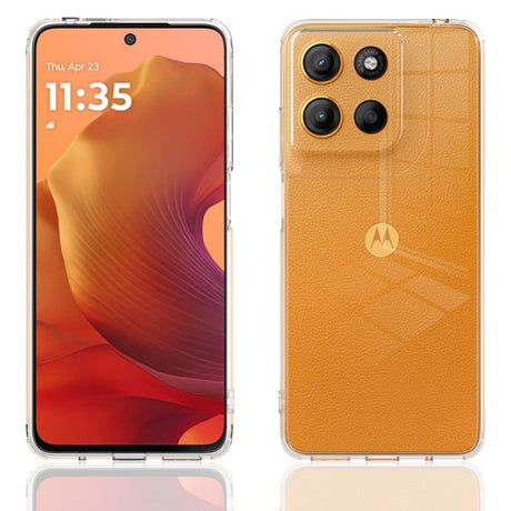 EIDERWOOD Motorola Moto G15 Power Fleksibelt Plastik Cover - Gennemsigtig