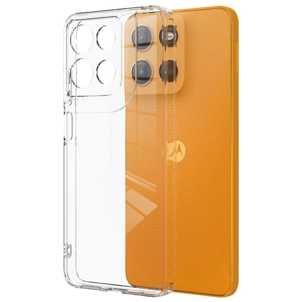 EIDERWOOD Motorola Moto G15 Power Fleksibelt Plastik Cover - Gennemsigtig