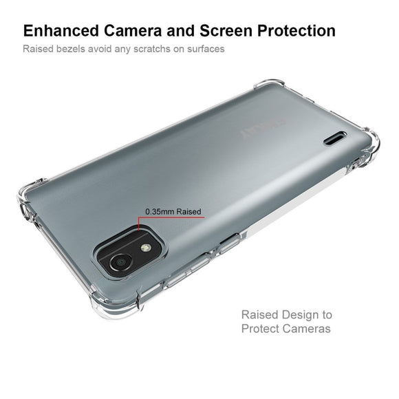 Nokia C2 2nd Edition Enkay Anti-Slip Shockproof Cover - Gennemsigtig